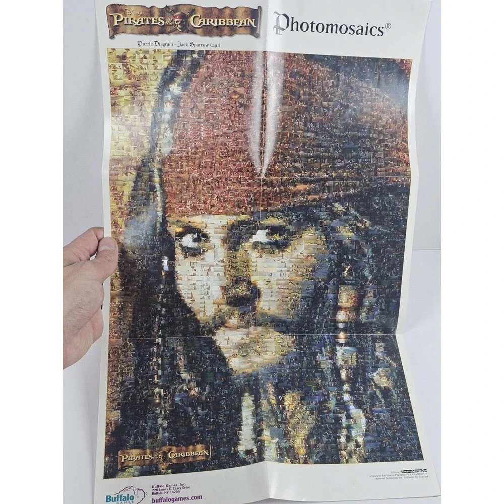 Pirates Of The Caribbean Jack Sparrow Buffalo Games 300 Puzzle (1 Piece Missing)